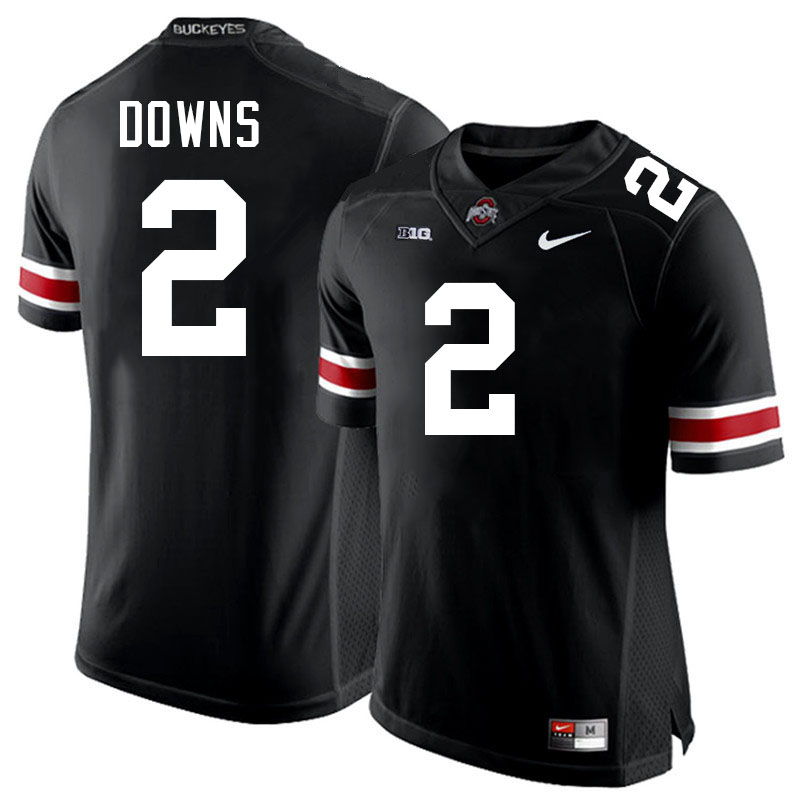 Caleb Downs Ohio State Buckeyes Jersey College Football Uniforms-Black